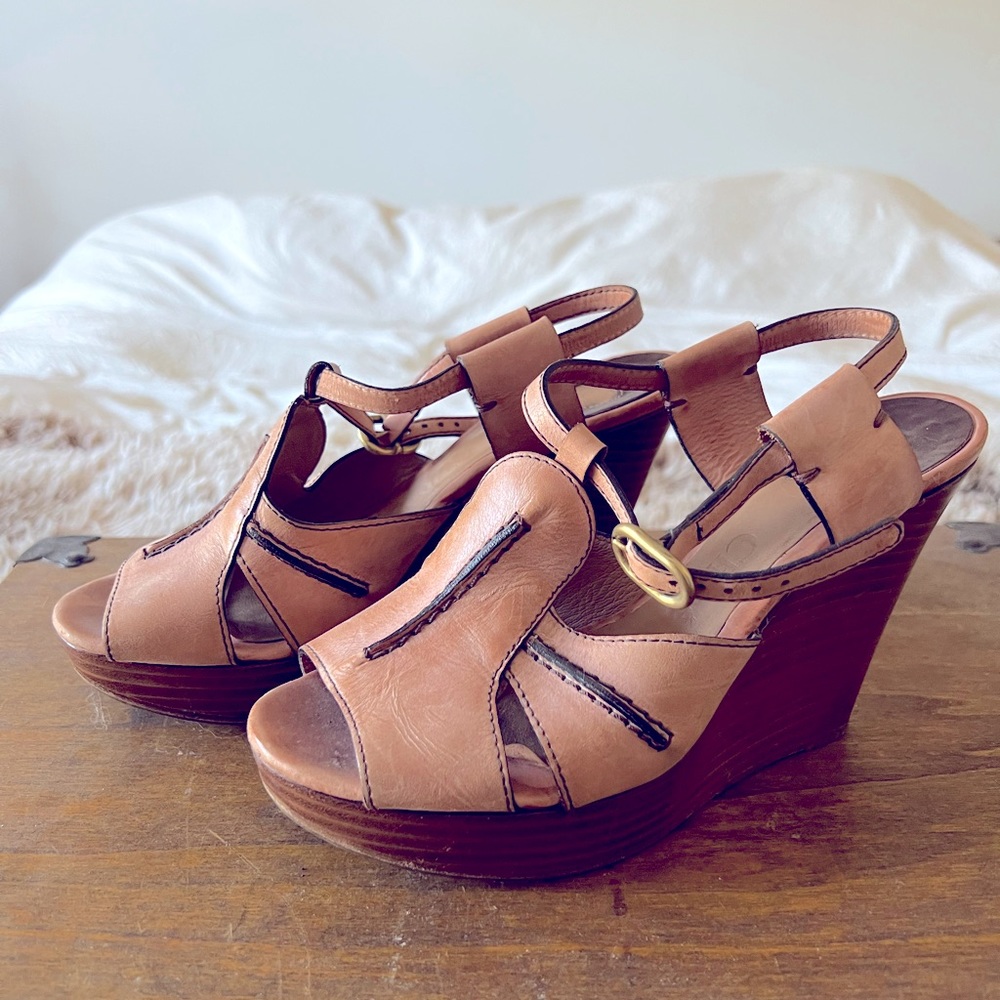 Chloè Wedge Sandal